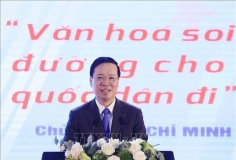 Chủ tịch nước Võ Văn Thưởng dự hội nghị đại biểu Nhà văn lão thành lần thứ nhất