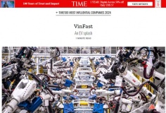 Vì sao VinFast lọt top 100 công ty có tầm ảnh hưởng nhất thế giới năm 2024 của Tạp chí TIME?