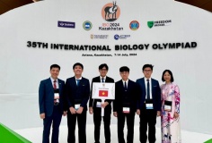 Việt Nam đoạt 3 Huy chương Vàng Olympic Sinh học quốc tế năm 2024