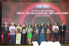 Vinh danh 12 Giải thưởng sáng tạo nội dung số Việt Nam 2024