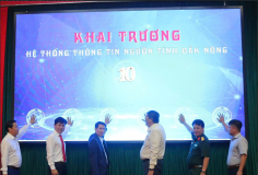 Khai trương Hệ thống thông tin nguồn tỉnh Đắk Nông