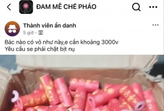 Hậu quả khôn lường từ việc dạy làm pháo nổ online