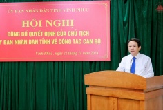 Ông Lê Anh Tân được giao Quyền Giám đốc Sở TT&TT Vĩnh Phúc