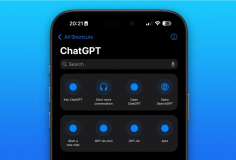 ChatGPT ra mắt phím tắt mới cho phiên bản SearchGPT trên iOS