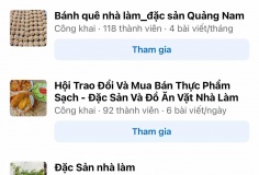 Thực phẩm nhà làm rao bán tràn lan dịp cận Tết