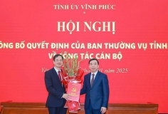 Vĩnh Phúc: Ông Lại Hữu Tuyển làm Bí thư Huyện uỷ Yên Lạc