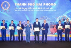 Hải Phòng dẫn đầu Bảng xếp hạng về Chỉ số năng lực cạnh tranh cấp tỉnh PCI 2024