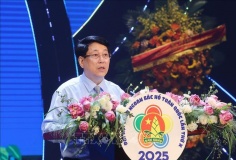 Chủ tịch nước Lương Cường dự Lễ tuyên dương Cháu ngoan Bác Hồ toàn quốc lần thứ X-năm 2025