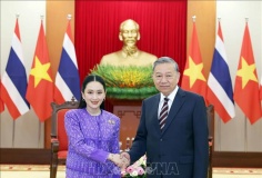 Tổng Bí thư Tô Lâm tiếp Thủ tướng Thái Lan Paetongtarn Shinawatra