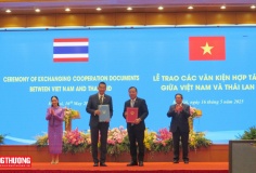 Việt Nam - Thái Lan trao nhiều văn kiện hợp tác quan trọng