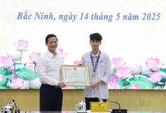 Bắc Ninh vinh danh học sinh đoạt Huy chương Vàng Olympic Vật lý châu Á 2025