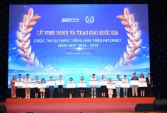 Hơn 2,6 triệu học sinh tham gia Olympic tiếng Anh trên Internet năm học 2024-2025