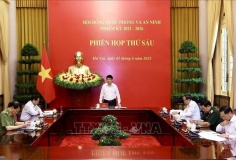 Chủ tịch nước Lương Cường chủ trì phiên họp thứ 6 Hội đồng Quốc phòng và An ninh