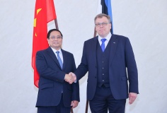 Thủ tướng Phạm Minh Chính hội kiến Chủ tịch Quốc hội Estonia