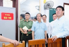Bộ trưởng Nguyễn Kim Sơn: Coi thi đúng quy chế, xử lý nghiêm, không du di