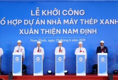 Xây dựng nhà máy thép sử dụng sử dụng hydro xanh tại Nam Định