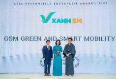 Xanh SM được vinh danh Giải thưởng Lãnh đạo Xanh Châu á năm 2025 