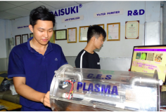 Máy tiệt trùng rau củ bằng công nghệ plasma