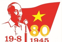Mẫu logo chính thức cho các hoạt động kỷ niệm 80 năm Quốc khánh 2/9