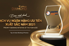 Khẳng định chuẩn mực ngân hàng ưu tiên, VPBank Diamond tiếp tục chinh phục giải thưởng quốc tế 