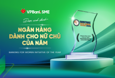 Khẳng định cam kết đồng hành cùng nữ doanh nhân, VPBank nhận giải thưởng quốc tế danh giá