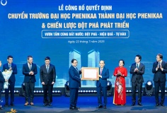 Phenikaa thành đại học thứ 10 của Việt Nam sau 6 năm tái cấu trúc