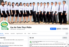 Phát hiện trang mạo danh Cục An toàn thực phẩm trên mạng xã hội