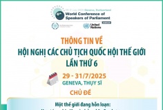 Hội nghị các Chủ tịch Quốc hội thế giới lần thứ 6: Tăng cường vai trò nghị viện trong các công nghệ mới, AI