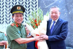 Tổng Bí thư Tô Lâm gặp mặt các điển hình tiên tiến CAND dự Đại hội Thi đua 