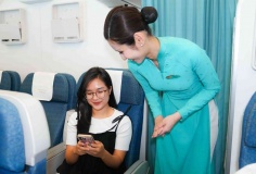 Vietnam Airlines thử nghiệm dịch vụ Internet trên chuyến bay