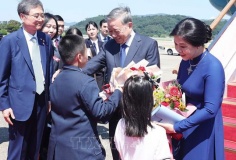 Tổng Bí thư Tô Lâm và Phu nhân bắt đầu thăm cấp Nhà nước Đại Hàn Dân Quốc