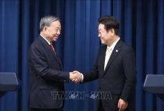 Tổng Bí thư Tô Lâm và Tổng thống Hàn Quốc Lee Jae Myung gặp gỡ báo chí