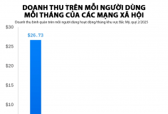 Các mạng xã hội kiếm được bao nhiêu tiền từ người dùng?
