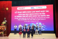 Đại học Bách khoa Hà Nội và NIC ký kết Biên bản ghi nhớ hợp tác thực hiện dự án ViGen