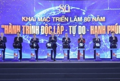 TỔNG THUẬT: Khai mạc trọng thể Triển lãm thành tựu đất nước “80 năm hành trình Độc lập - Tự do - Hạnh phúc”
