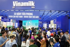 Vinamilk tạo điểm nhấn tại Triển lãm '80 năm Hành trình Độc lập - Tự do - Hạnh phúc'