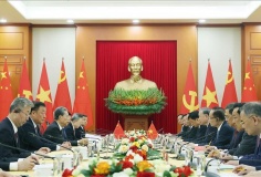 Tổng Bí thư Tô Lâm tiếp Ủy viên Trưởng Nhân đại toàn quốc Trung Quốc Triệu Lạc Tế