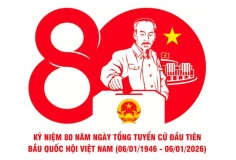 Phê duyệt mẫu biểu trưng sử dụng trong các hoạt động tuyên truyền Kỷ niệm 80 năm Ngày Tổng tuyển cử đầu tiên bầu Quốc hội Việt Nam