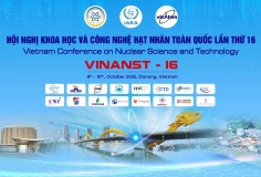 Hội nghị Khoa học và Công nghệ hạt nhân toàn quốc lần thứ 16 tổ chức tại Đà Nẵng từ ngày 8/10