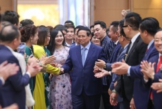 TỔNG THUẬT: Hội nghị Thủ tướng Chính phủ gặp mặt đại diện doanh nghiệp nhân Ngày Doanh nhân Việt Nam