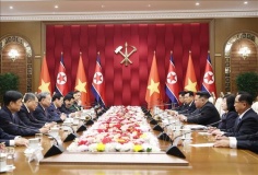 Tổng Bí thư Tô Lâm hội đàm với Tổng Bí thư, Chủ tịch Quốc vụ Triều Tiên Kim Jong Un