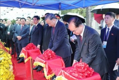 Tổng Bí thư Tô Lâm dự Lễ khánh thành tượng Chủ tịch Hồ Chí Minh tại Triều Tiên