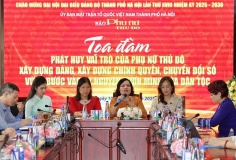 Phát huy vai trò phụ nữ Thủ đô trong xây dựng Đảng, chính quyền, chuyển đổi số