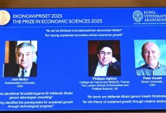 Nobel Kinh tế 2025: Vinh danh ba nhà khoa học giải thích về tăng trưởng kinh tế dựa trên đổi mới