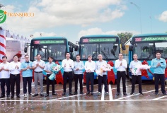 Hà Nội: Khai trương tuyến xe buýt 20ATC kết nối xã đảo Minh Châu với trung tâm Thành phố