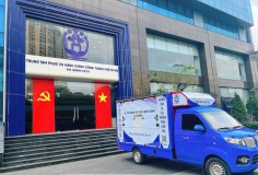 Chuyến xe 'Dịch vụ công lưu động' tiếp tục đến với xã Tả Thanh Oai