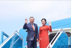 Tổng Bí thư Tô Lâm và Phu nhân lên đường thăm chính thức Cộng hòa Phần Lan