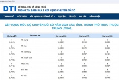 Thành phố Hồ Chí Minh giữ vững nhóm dẫn đầu cả nước về Chỉ số Chuyển đổi số (DTI) năm 2024: Khẳng định nỗ lực đồng bộ trong mô hình hành chính mới