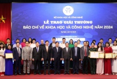 Vinh danh 24 tác phẩm xuất sắc tại Giải thưởng báo chí về KH&CN năm 2024