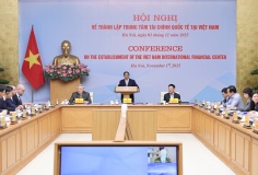 Thủ tướng chủ trì hội nghị về thành lập Trung tâm tài chính quốc tế